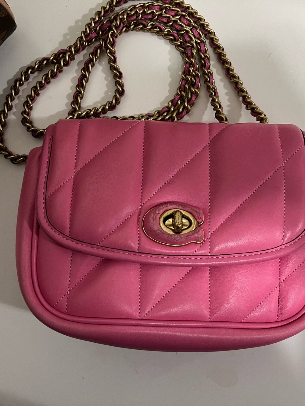 Coach Pillow Quilted Madison 18